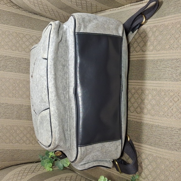 Juicy Couture Y2K Gray Velour Backpack - Picture 9 of 16